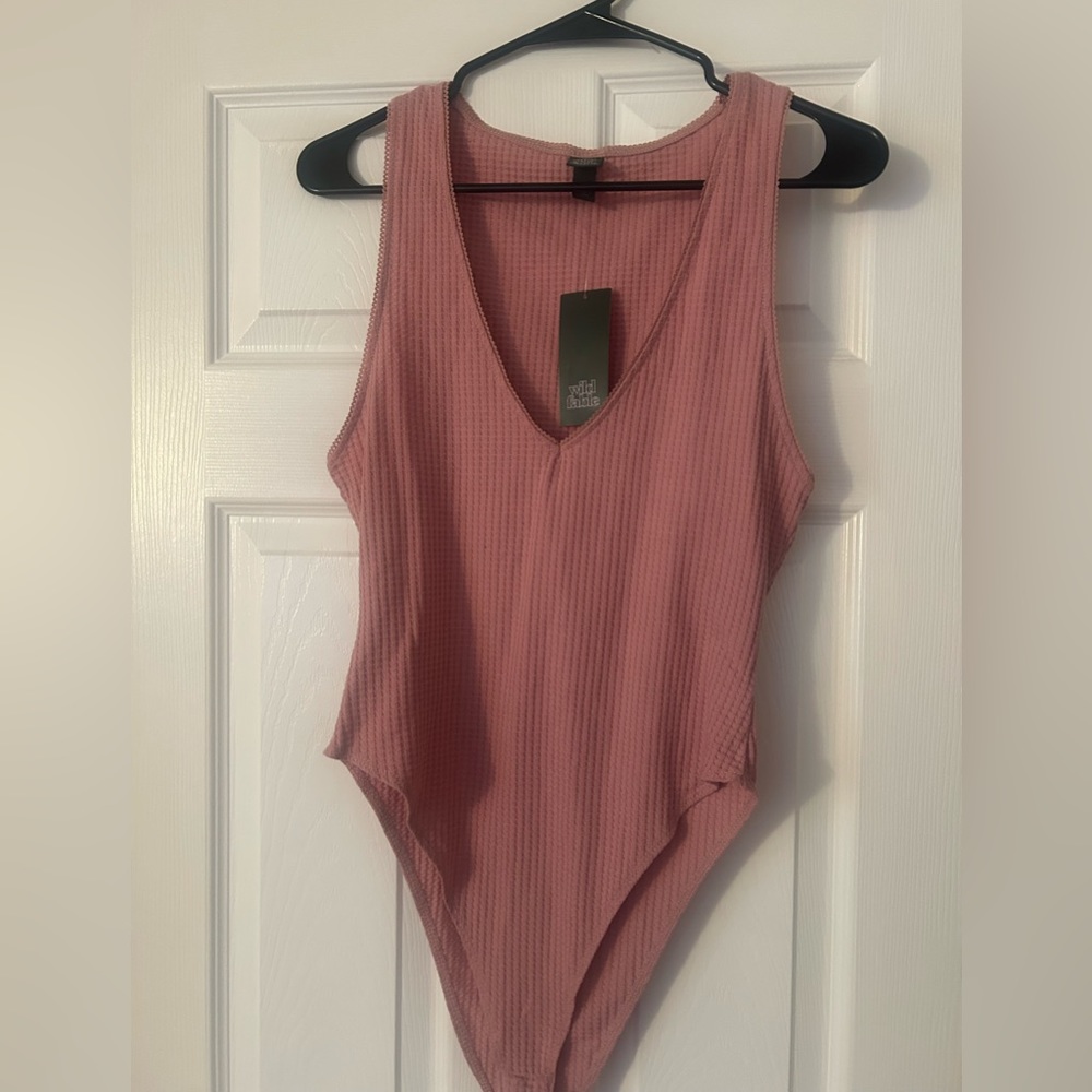 Wild fable brand new pink bodysuit